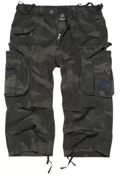 Brandit Industry Vintage 3/4 Shorts dark camo