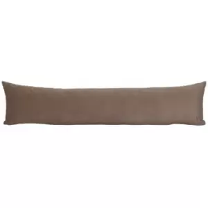 Evans Lichfield - Opulence Velvet Draught Excluder Case, Powder