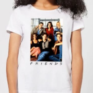 Friends Group Photo Womens T-Shirt - White - L