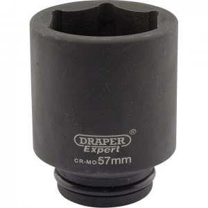 Draper Expert 3/4" Drive Deep Hexagon Impact Socket Metric 3/4" 57mm