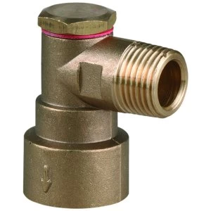 Wickes Brass Gas Socket for Bayonet Hose - 12mm