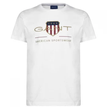 Gant Archive T Shirt - White 110