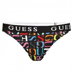 Guess Logo Thong - F76E Navy