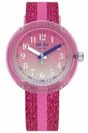 Flik Flak Pink Sparkle Watch ZFPNP053