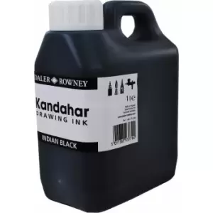 Daler Rowney - Black Kandahar Ink 1L