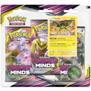 Pokemon TCG: Sun & Moon 11 Unified Minds 3 Pack Blister - 1 At Random