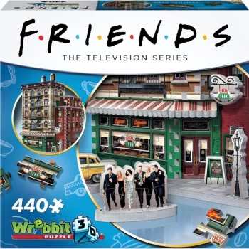 Wrebbit 3D Friends - Central Perk Jigsaw Puzzle - 440 Pieces