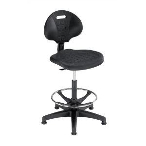 Trexus Lab High Chair Gas Lift Seat W470xD430xH530 785mm Black