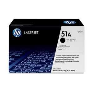 HP 51A Black Laser Toner Ink Cartridge