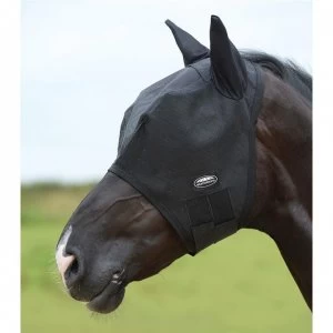 Weatherbeeta Buzz Away Fly Mask with Nose - Black