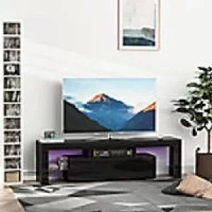 Homcom TV Stand Black 350 x 450 mm