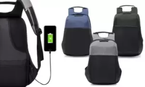 Large Anti-Theft Backpack: Black