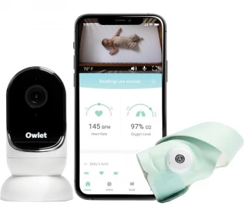 OWLET Cam HD & Smart Sock Baby Monitor Bundle