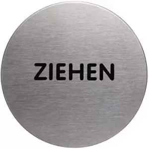 Door Sign "Ziehen" (Pull)