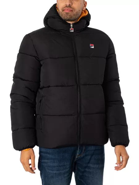 Fila Harry Padded Puffer Jacket Black/Yam XXL