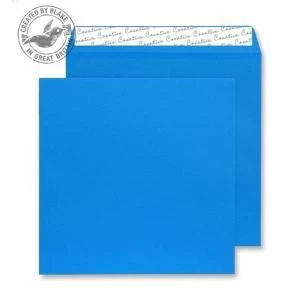 Creative Colour Square Wallet PS Caribbean Blue 120gsm 160x160mm