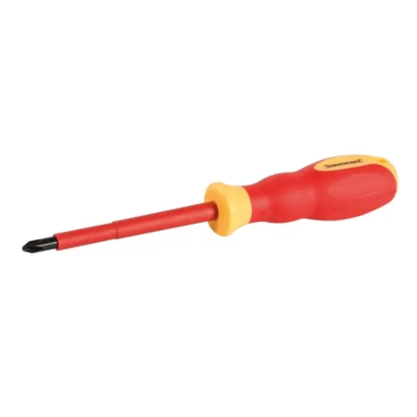 Silverline VDE Soft-Grip Electricians Screwdriver Phillips - PH2 x 100mm