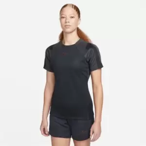 Nike Dri-FIT Strike Womens Short-Sleeve Top - Black