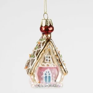 Sass & Belle Princess Gingerbread House Shaped Bauble