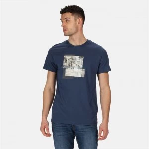 Regatta Cline IV Graphic Tshirt - Dark Denim