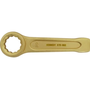 24MM Spark Resistant R/End Slogging Wrench Be-Cu - Kennedy