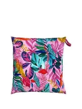 Furn Psychedelic Jungle Water And Uv Resistant Outdoor Floor Cushion