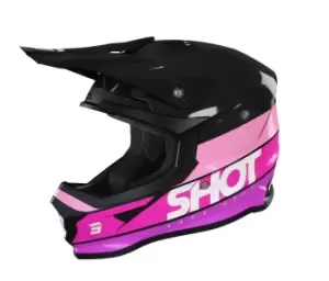 SHOT Furious Story Pink Glossy Offroad Helmet XL