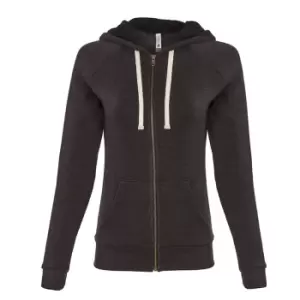 Next Level Womens/Ladies PCH Zip Hoodie (XL) (Heather Black)