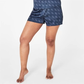 Biba Logo Shorts - Blue