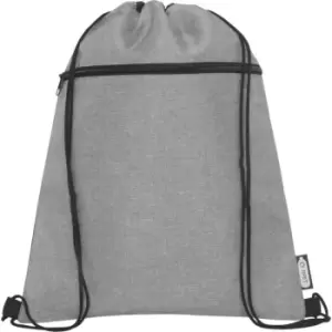 Bullet Ross Recycled Drawstring Bag (One Size) (Grey Heather)