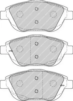 Ferodo FDB4288 Brake Pad Set Front Axle Premier Car