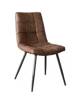 Hometown Interiors Alpha Brown Chair 2Pk