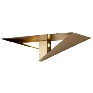 Wall Lamp, 2 x 3W LED, 3000K, 238lm, Gold Painted - Luminosa Lighting