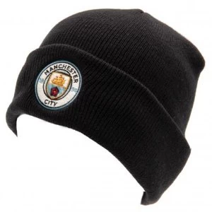 Manchester City FC Turn Up Navy Knitted Hat