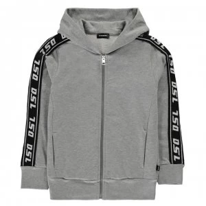 Diesel Tape Zip Hoodie - Grey K9631