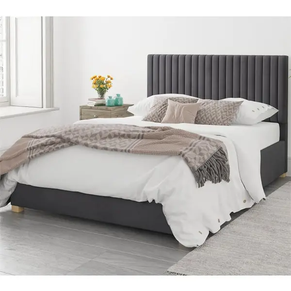 Aspire Grant Ottoman Storage Bed Single Grey 40741202010