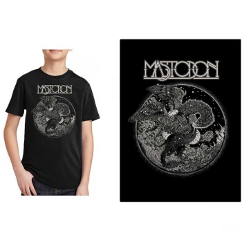 Mastodon - Griffin Kids 5 - 6 Years T-Shirt - Black