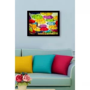 SC0815 Multicolor Decorative Framed MDF Painting