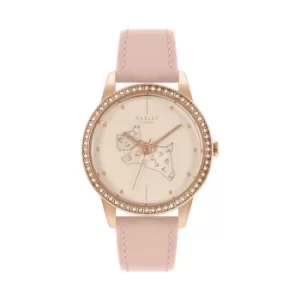 Radley Ladies Dog Bling Blush Pink Leather Strap Watch