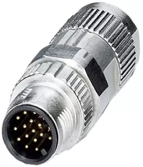 Phoenix Contact Cable Mount Connector, 17 Contacts, M12 Connector