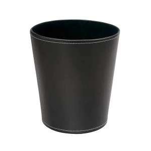 Elite Waste Bin Faux Leather Brown 113167