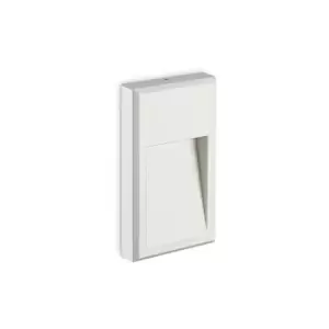 Febe LED Outdoor Flush Wall Light White IP65, 3000K