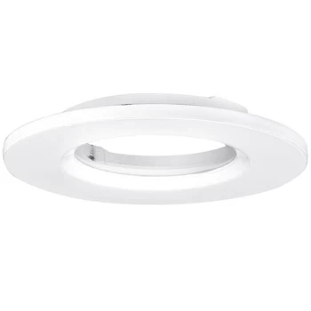 Aurora Twist & lock bezel for M10DOB & I10 Fire Rated Downlights - White - AU-BZ600W