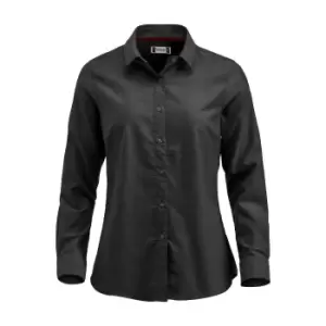 Clique Womens/Ladies Garland Formal Shirt (M) (Black)