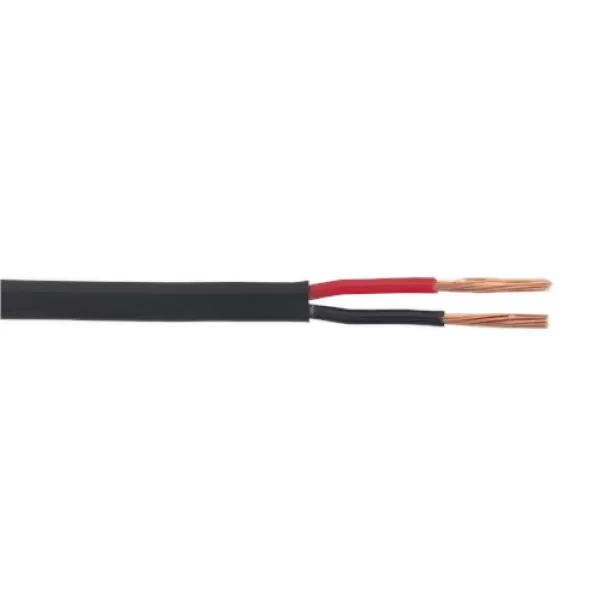 Sealey AC3220TWTN Cable Thin Wall Flat Twin 2 x 1mm&#178; 32/0.20mm 30mtr Black