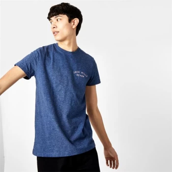 Jack Wills Underwood Logo T-Shirt - Deep Blue