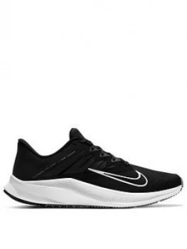 Nike Quest 3, Black/White, Size 12, Men