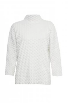 French Connection Mona Mozart Oversized Knit Jumper Milk