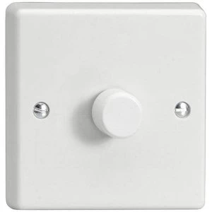 Varilight Classic 1x400W 1 Gang 2 Way Dimmer Knob (Single HQ3W) - White