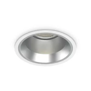 Ideal Lux Round Recessed Downlight White, 4000K, 28W